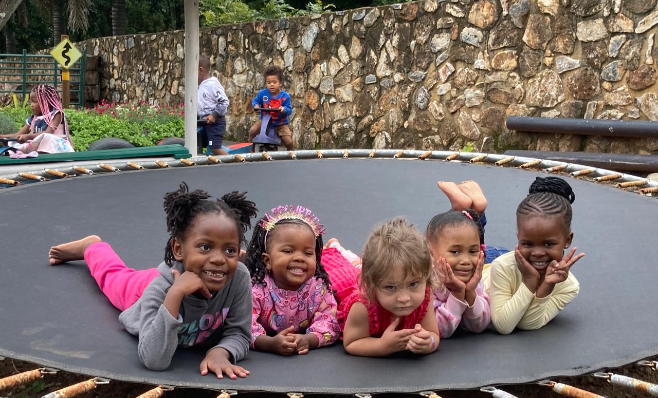 Kids playing together